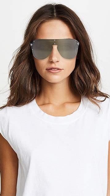 versace shielded oversized sunglasses|oversized Versace sunglasses women.